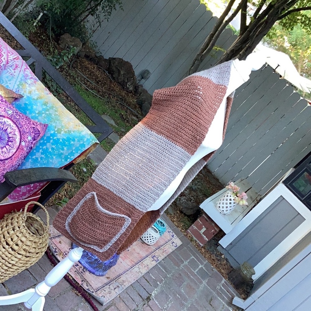 2-PC Cap & Scarf ✋HANDCRAFTED❤️Crocheted 🧶 - Picture 5 of 11